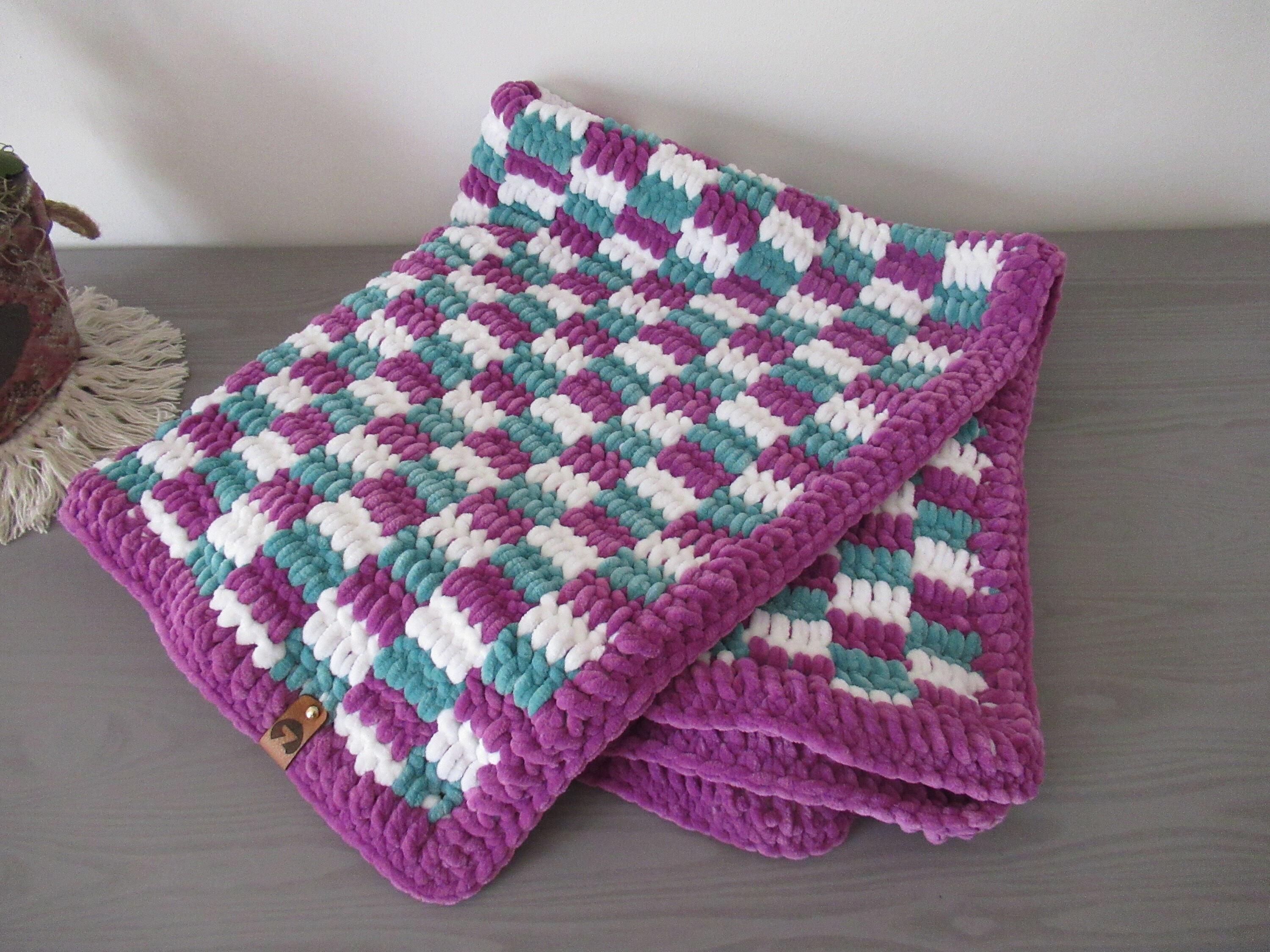 Couverture de Bébé en Crochet