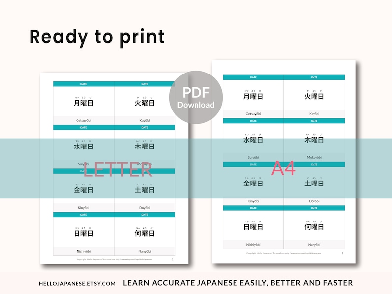 Japanese Date Worksheet.pdf Japanese Flashcards, Learn Japanese Dates Easily, Vocabulary Cards ...