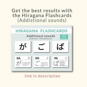 Study Japanese language, Hiragana Flashcards image 8