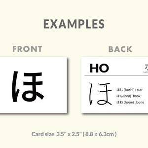 Étudier la langue japonaise, cartes mnémotechniques Hiragana image 4