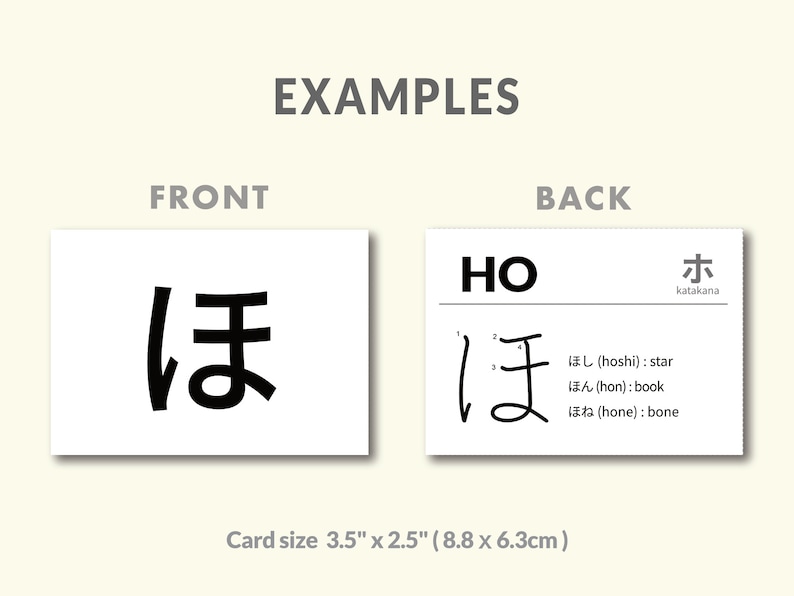 Étudier la langue japonaise, cartes mnémotechniques Hiragana image 4