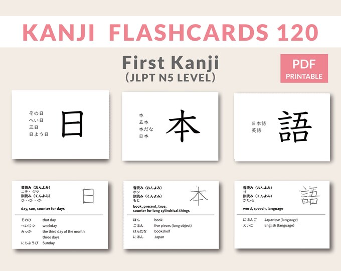 12 Sheets, Kanji Memorization Sticker Value Pack - Etsy