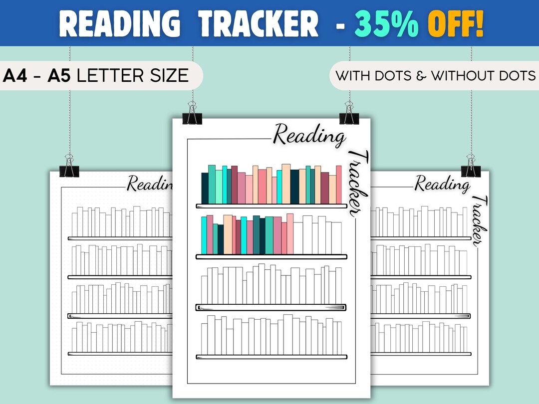 Reading Tracker | Book Journal and Reading Log for Book Lovers and ...