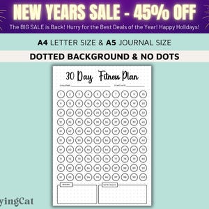 100 Day Challenge Printable - Choose Your Challenge Journal Page - Fitness, Savings, or Habit Tracker - 100 Day Goal Game Template