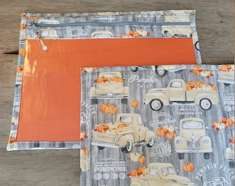 Vinyl Front Project Bag