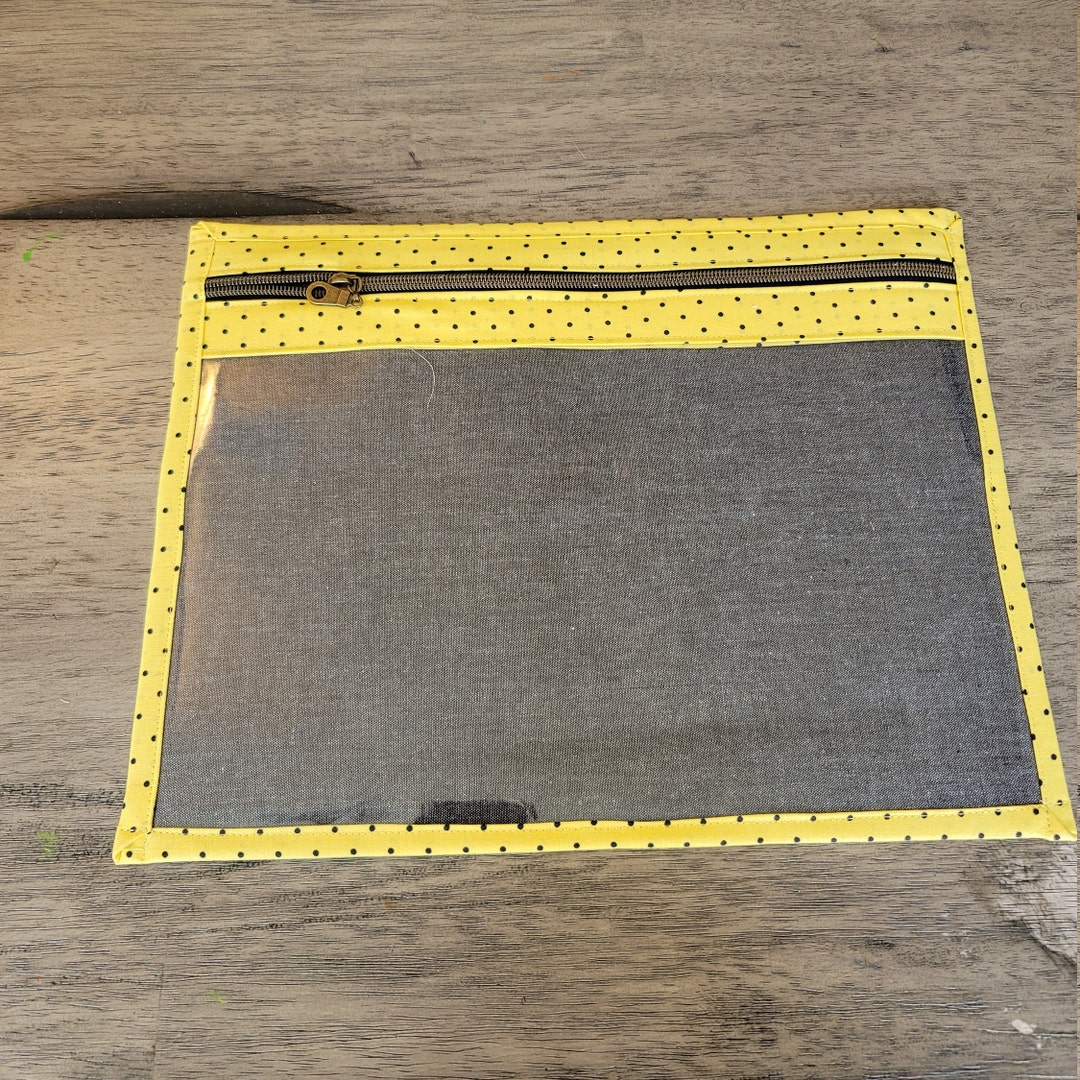 Vinyl Front Project Bag Etsy