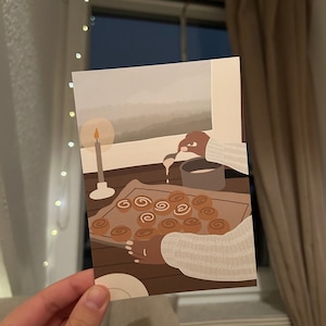 Karte - hygge / Zimtschnecken