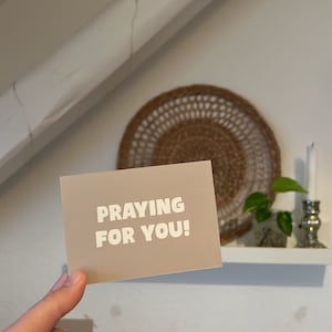 Karte - Praying for you!
