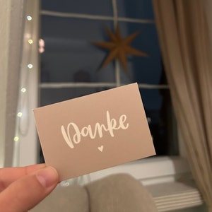 kleine Karte - Danke