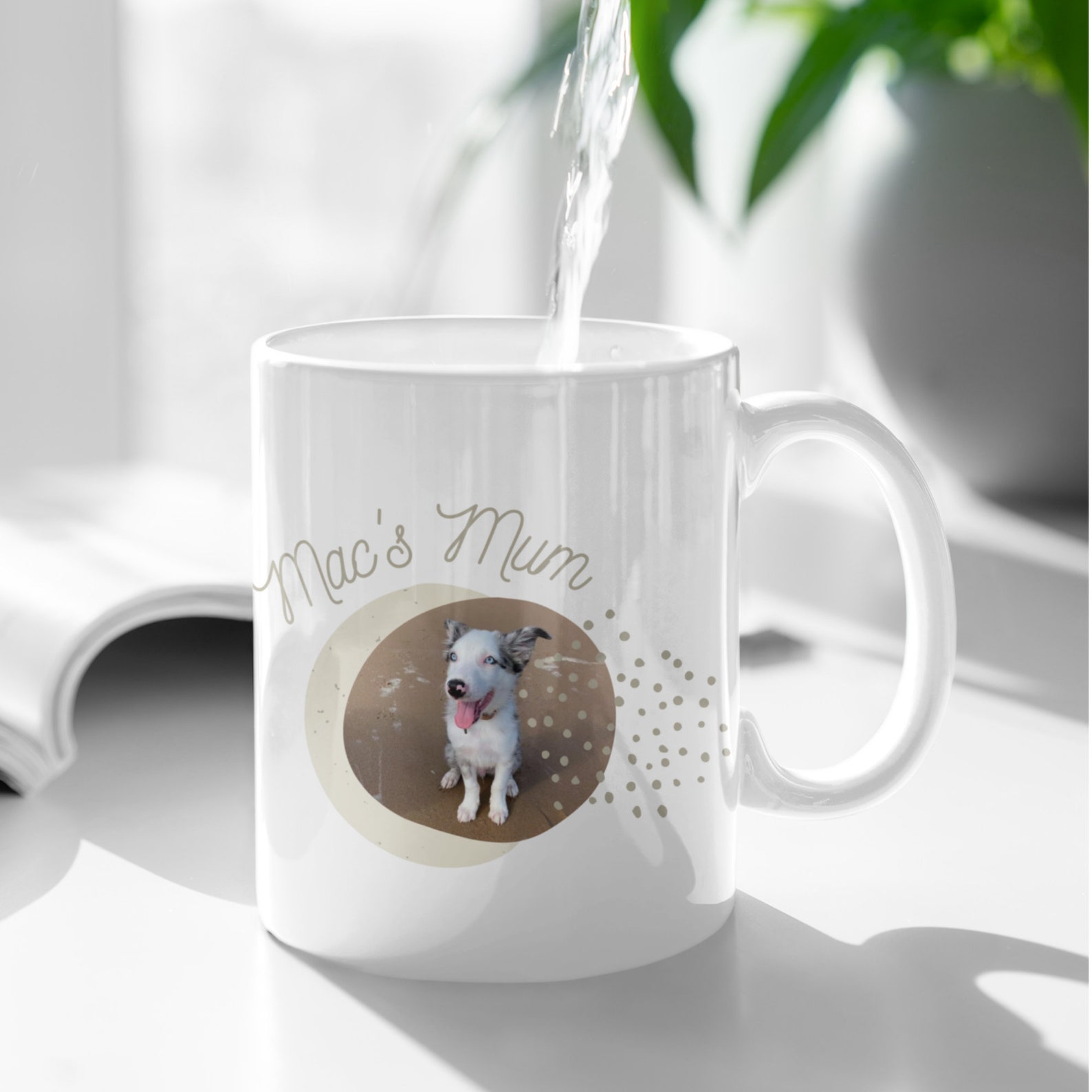 Personalized Dog Mug, Dog Mom Mug, Dog Coffee Mug, Dog Lover Mug, Pet ...