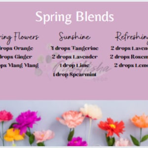 Spring Diffuser Blends Postkarte