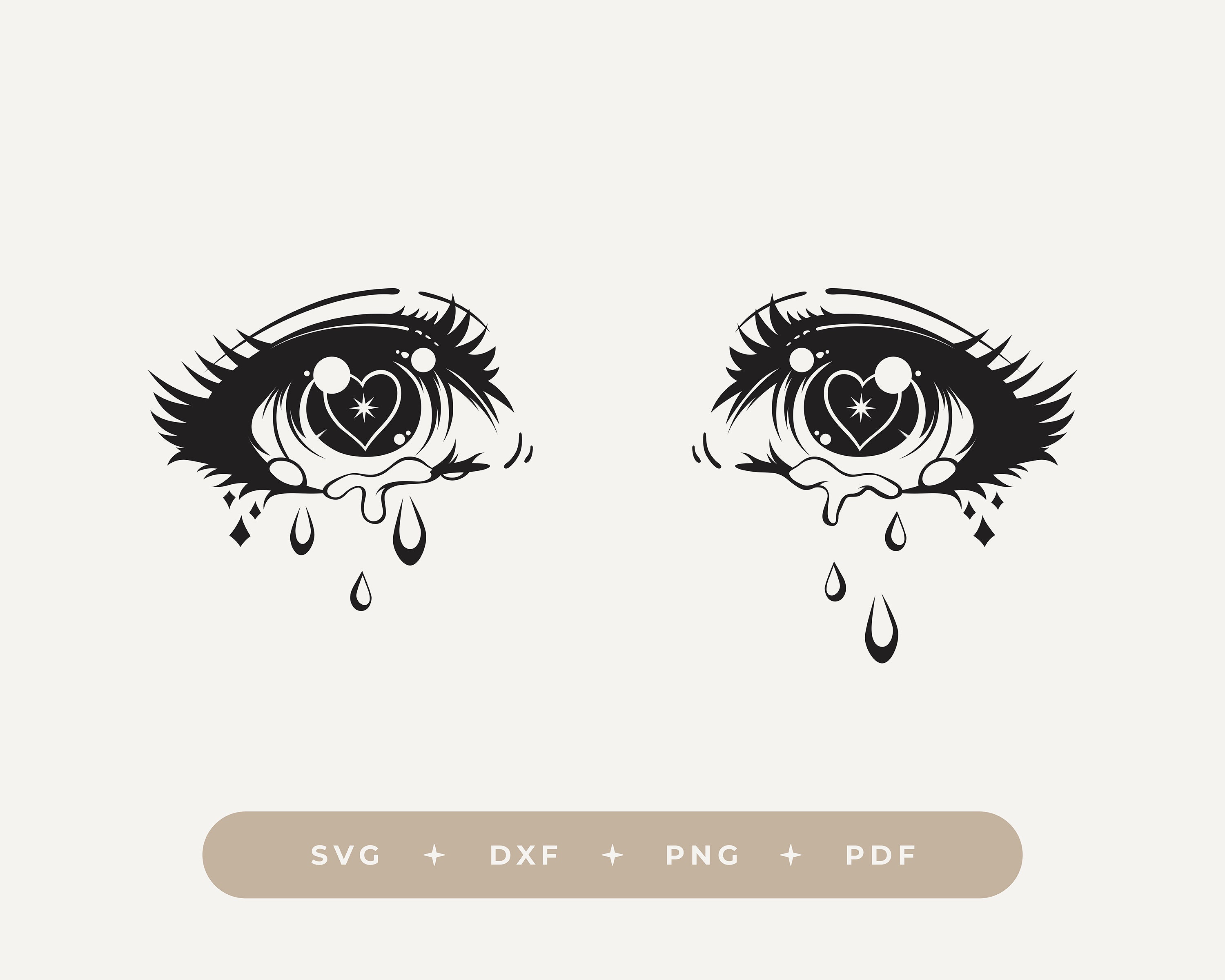 Transparent Crying Anime Eyes Png Cartoon Png  Free Png Image HubPNG