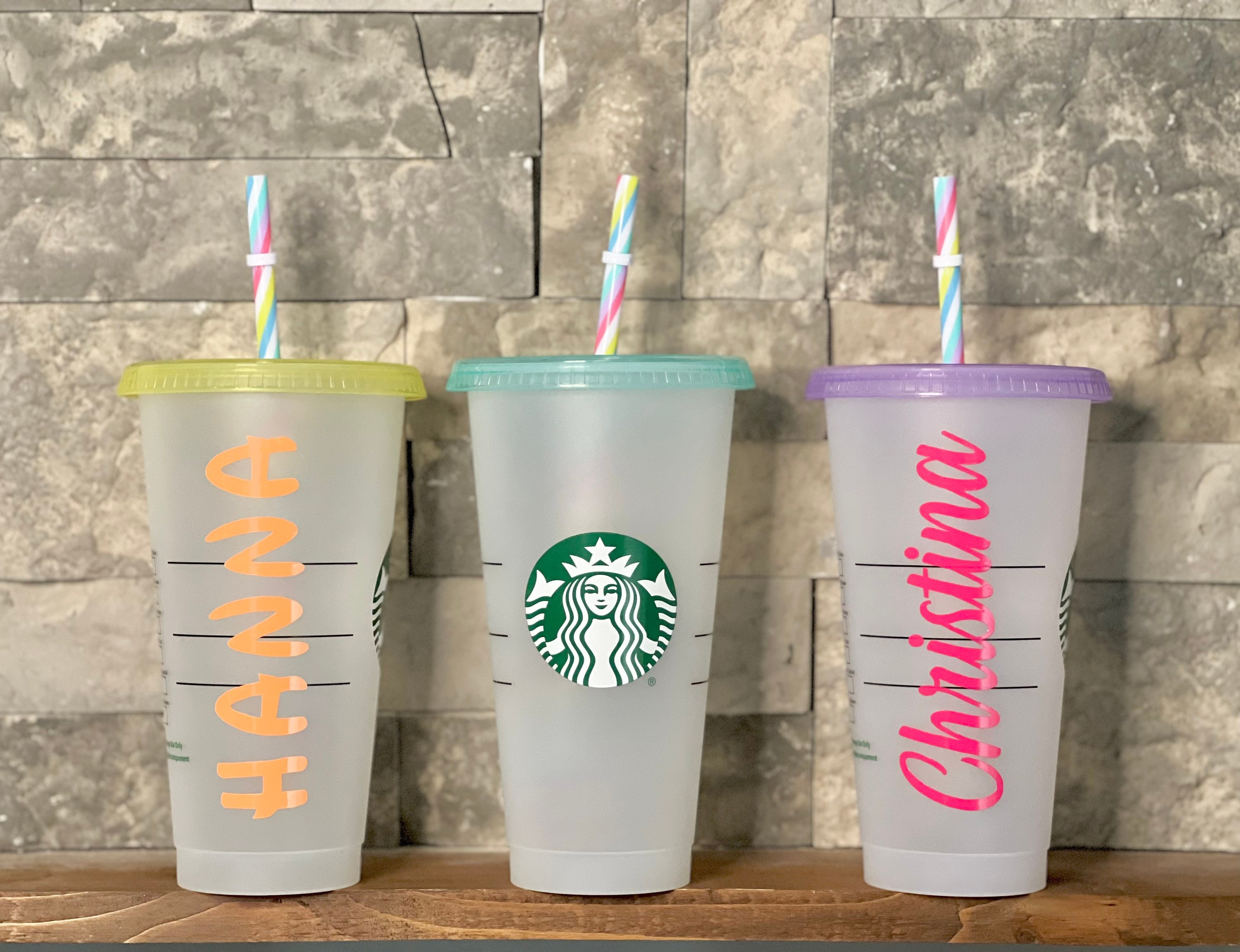 Preppy Starbucks Cold Cup  HPK Personalized Products