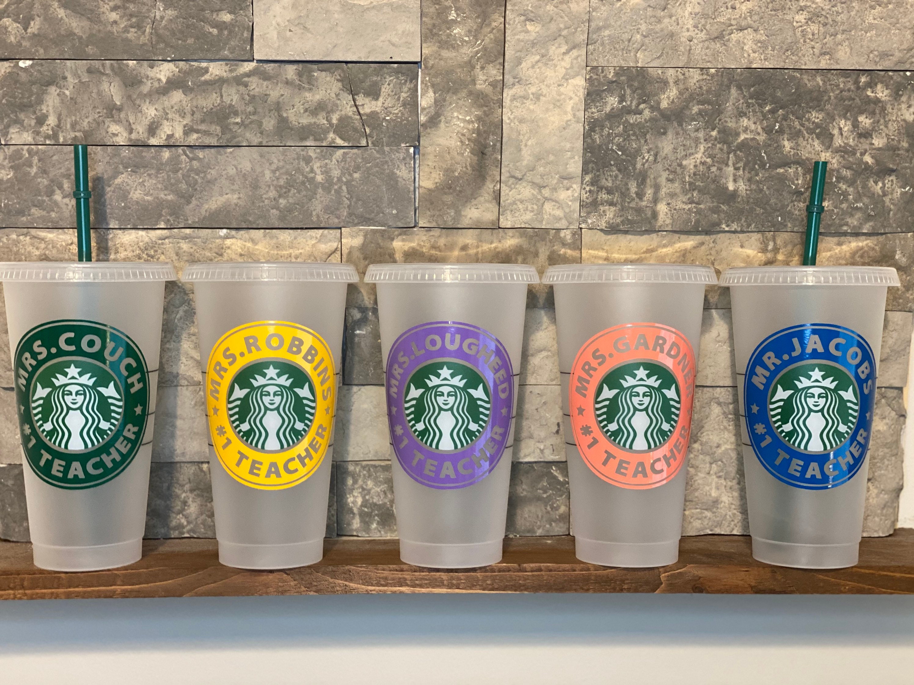 Personalized Sprinkle Starbucks Cup/ Personalized Gift /Custom Gifts  Teacher/Stocking stuffer Bridesmaid gift/ Custom Tumbler