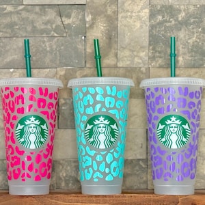 CHEETAH CUSTOM CUP | Personalized Starbucks cup | Leopard tumbler with name | Cheetah Print Starbucks | Reusable Custom Cup | Gift for her
