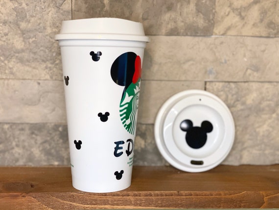 Starbucks Disney Inspired Cold Cup| Disney Inspired Mouse Cup| Disney Cup|  Mickey Starbucks Cup| Mickey Personalized Starbucks Tumbler