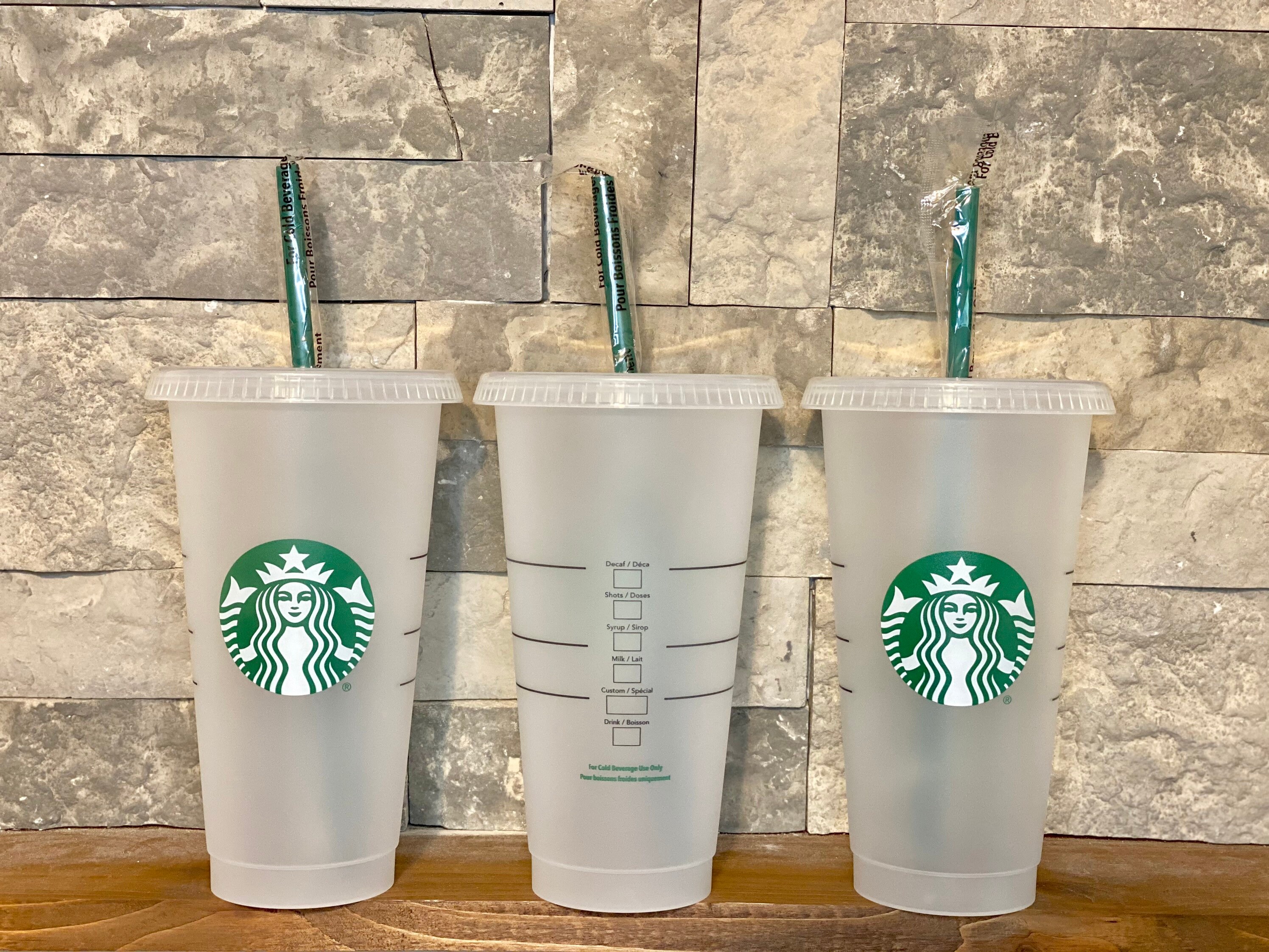 Plain Starbucks cups / Venti size cold cup / Bulk orders / Etsy