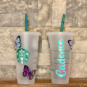 Butterflies LV Custom Starbucks Cold Cups - Eventeny