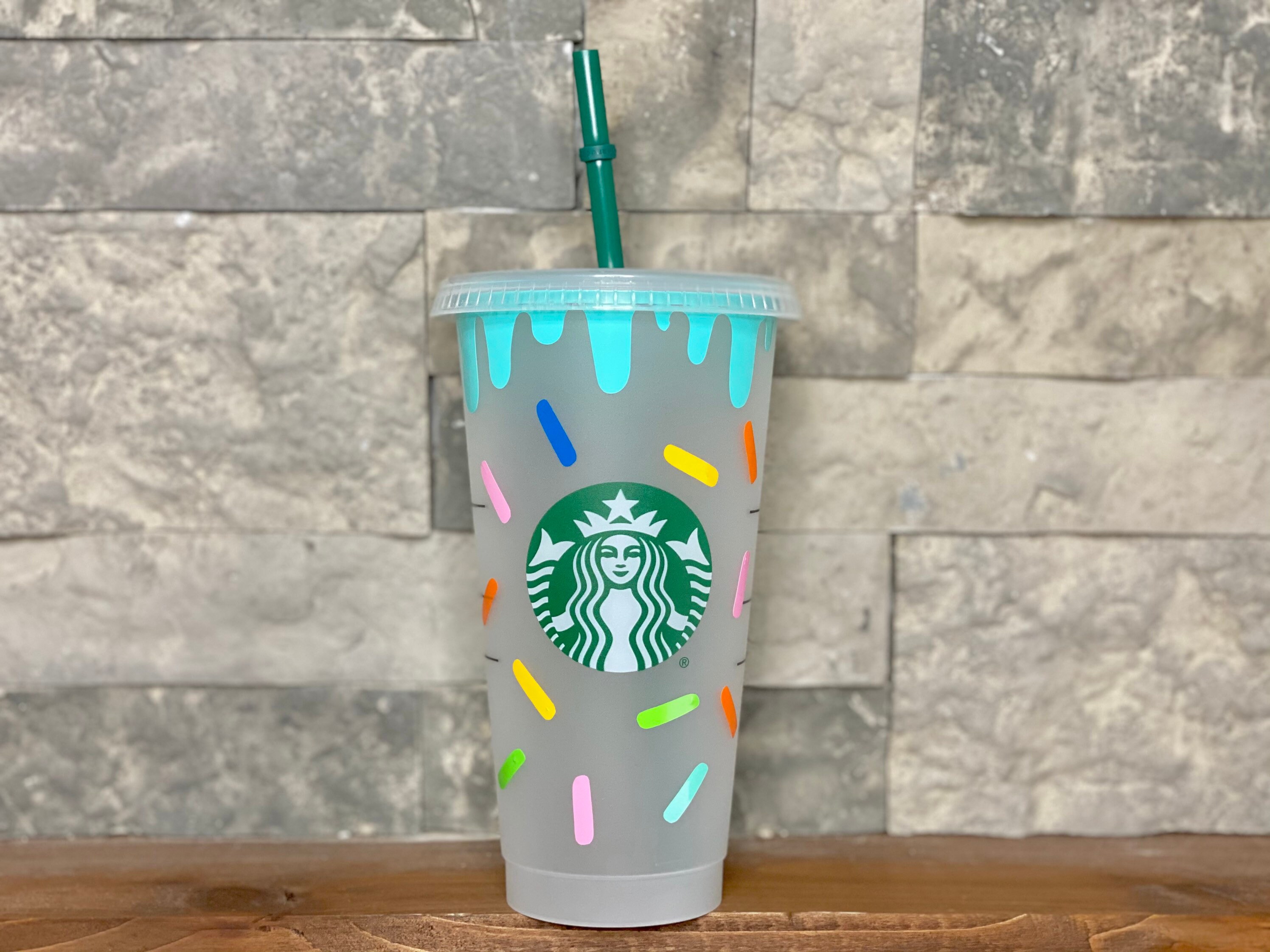 Drip Sprinkle Starbucks Reusable Cup – Nightshiftcraftingco