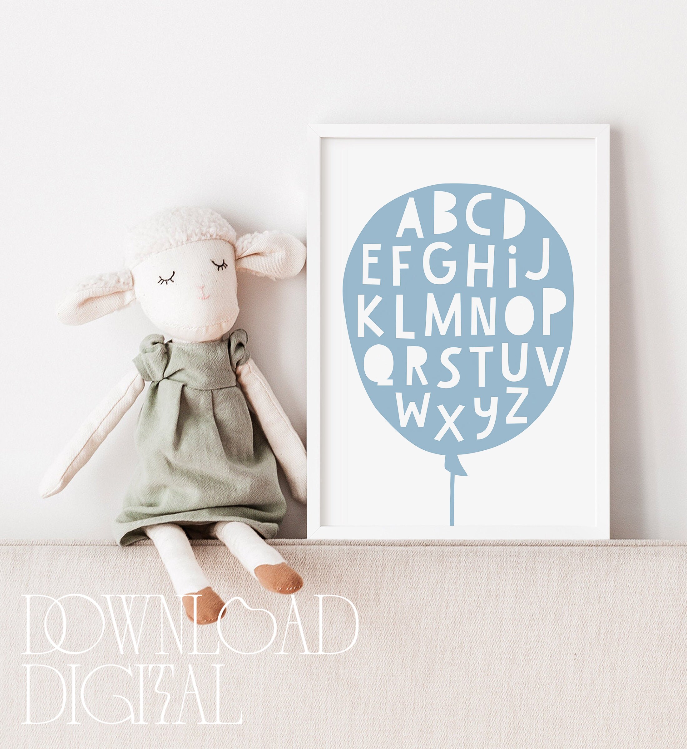 Alphabet Art for Kids Alphabet Poster Expecting Mom Gift - Etsy