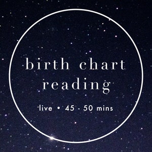 Astrología Carta natal Lectura de la carta natal (Consulta en vivo por Zoom)