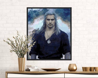 Cross stitch pattern. The Witcher. PDF file. Fast loading