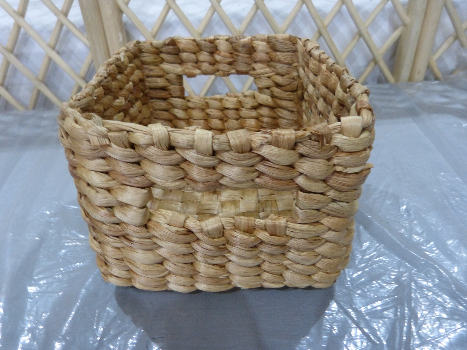 Hand woven banana fiber basket Etsy