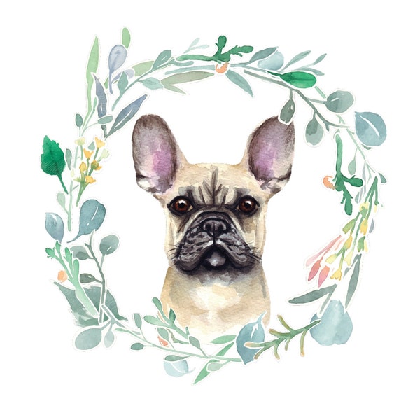 Frenchie - Dog - Bulldogg - Doglove   - Aufbügeln - Bügelbild - Aufbügeln  - T-Shirt - Geschenk - Applikation