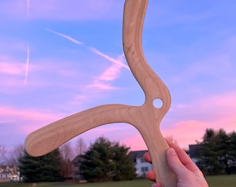 The Giggling Goose Boomerang - Wooden Returning Toy