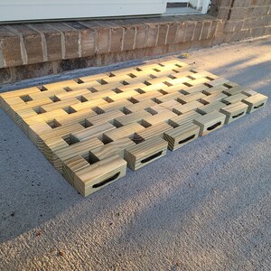 Wooden Door Mat