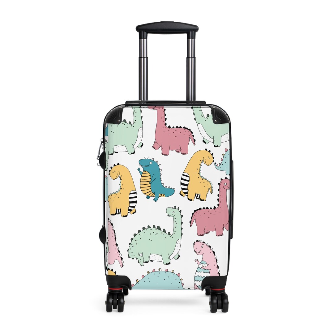 Kids Dinosaur Suitcase Bag, Fun and Colorful Travel Luggage, Perfect