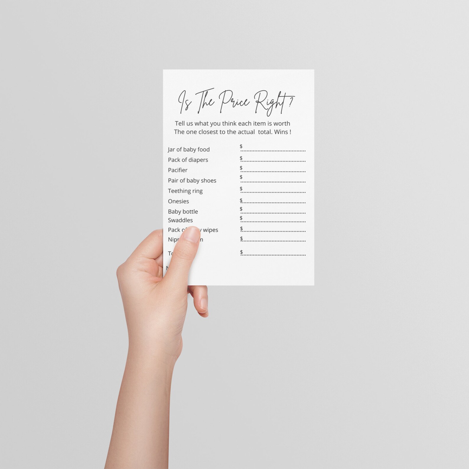 30 Minimalist Baby Shower Games, Modern Baby Shower Games, Gender