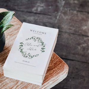 Wedding Outline 4 page booklet