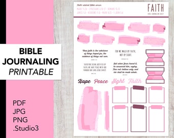 Bible Journaling Faith Printable
