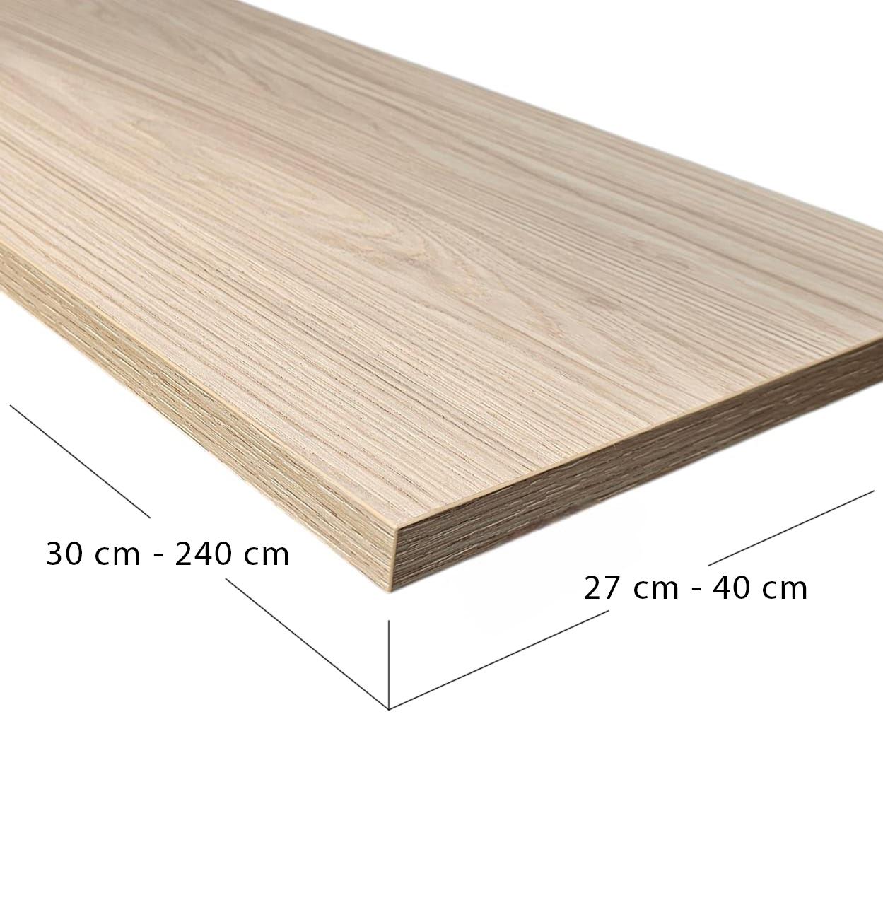 27cm ,30cm ,33cm, 35cm, 37cm,40cm Deep Wall Shelves.white,black Light ...