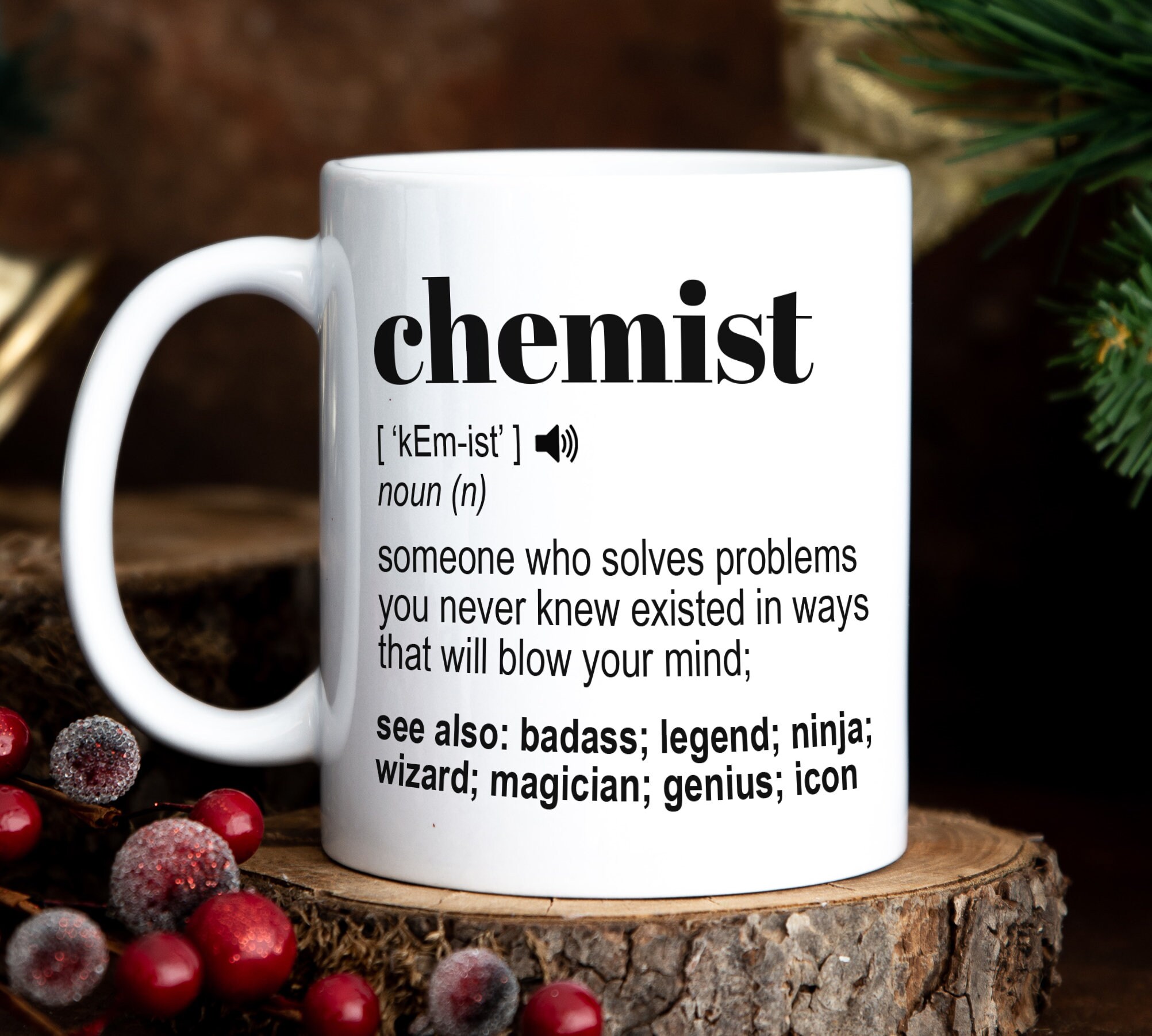 Chemist Mug, Gift for Chemist, Birthday Mug for Chemist, Christmas Gift
