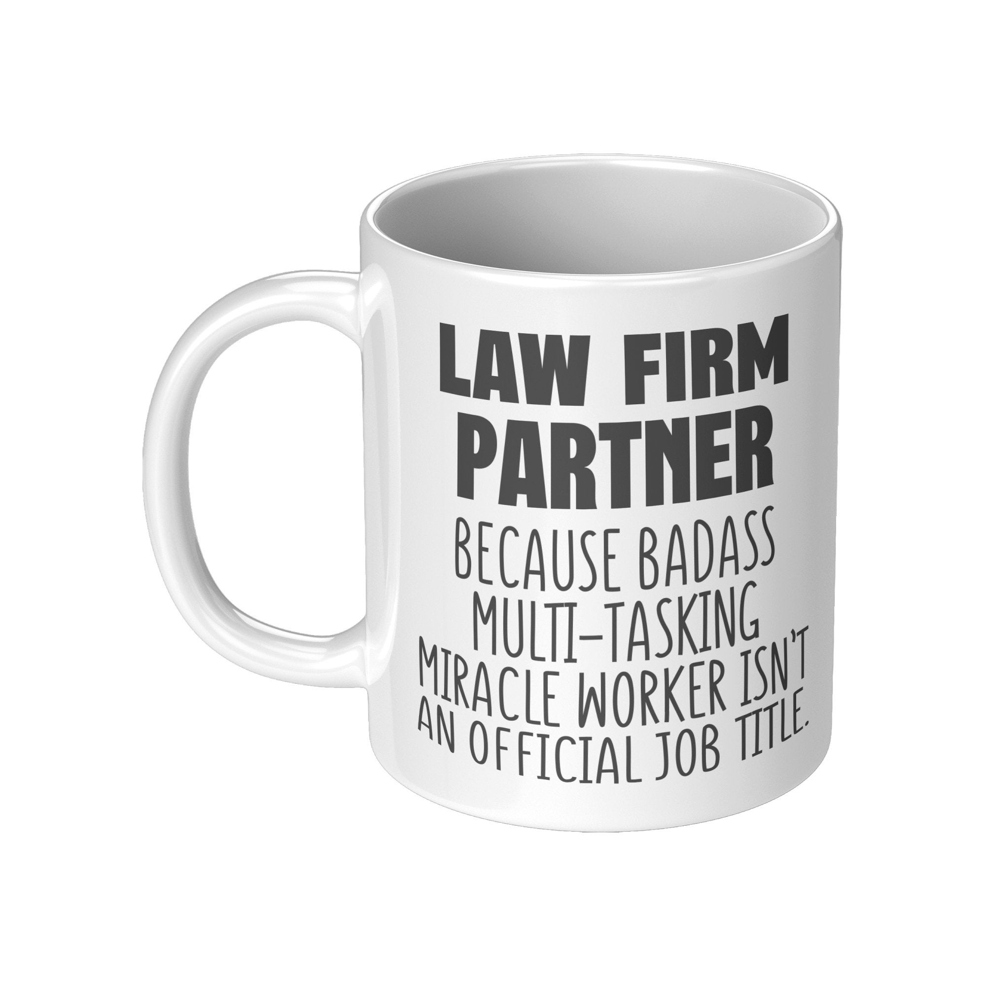 Law Firm Partner Mug, Christmas Gift for Law Firm Partner, Coffee Mug