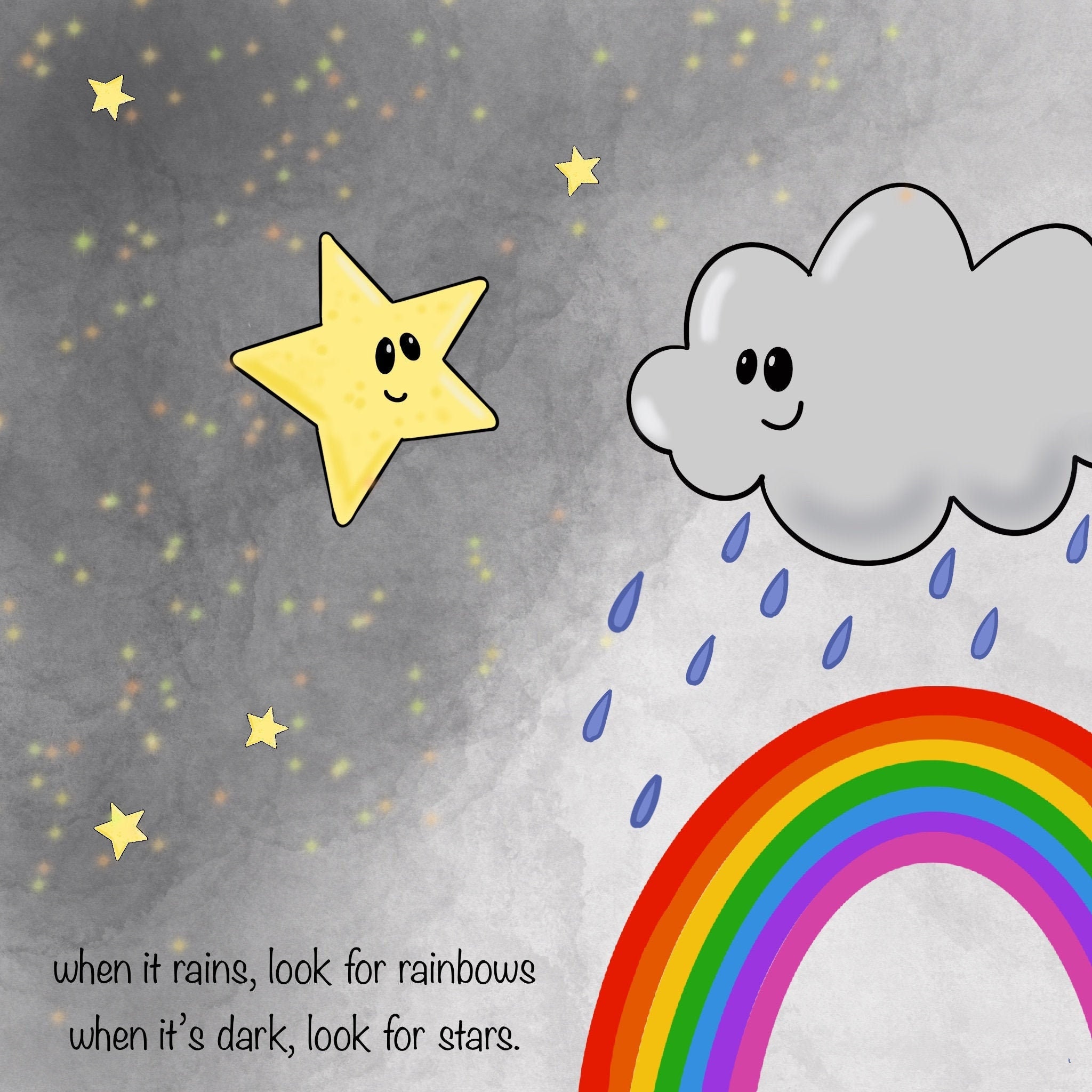 Rainbow wall art | Etsy