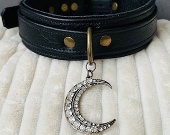 Lustrous Moon Choker by LoquaciousLeatherCo