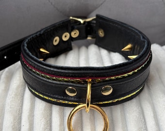 Dragon Bite collar by LoquaciousLeatherCo