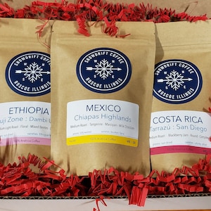 Coffee Gift Box - Set of 3 - 2oz Sample Packs