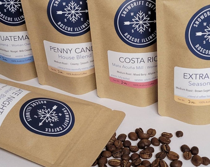 Coffee Gift Box - Set of 5 - 2oz Samplers