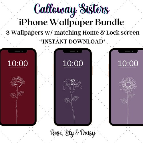 Calloway Sisters Iphone Wallpaper Inspired by - Etsy