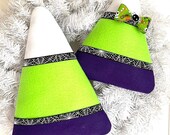 Halloween candy corn wreath attachment set, Halloween candy wreath attachment, Halloween decor