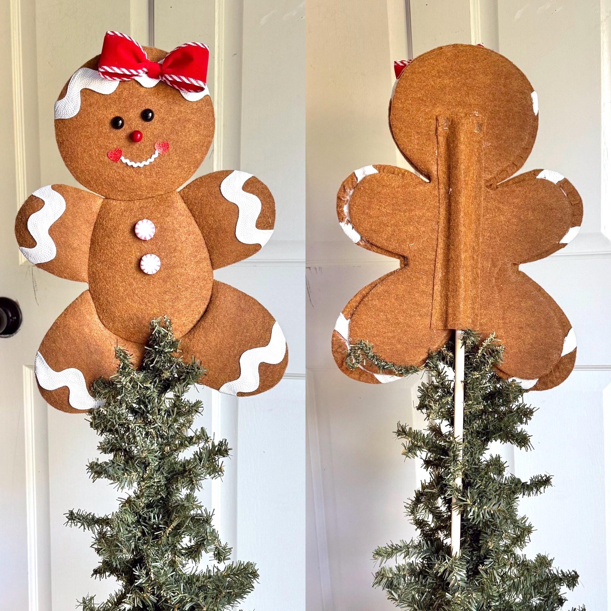 Gingerbread Boy Wreath Attachment, Gingerbread Wreath Embellishment ...