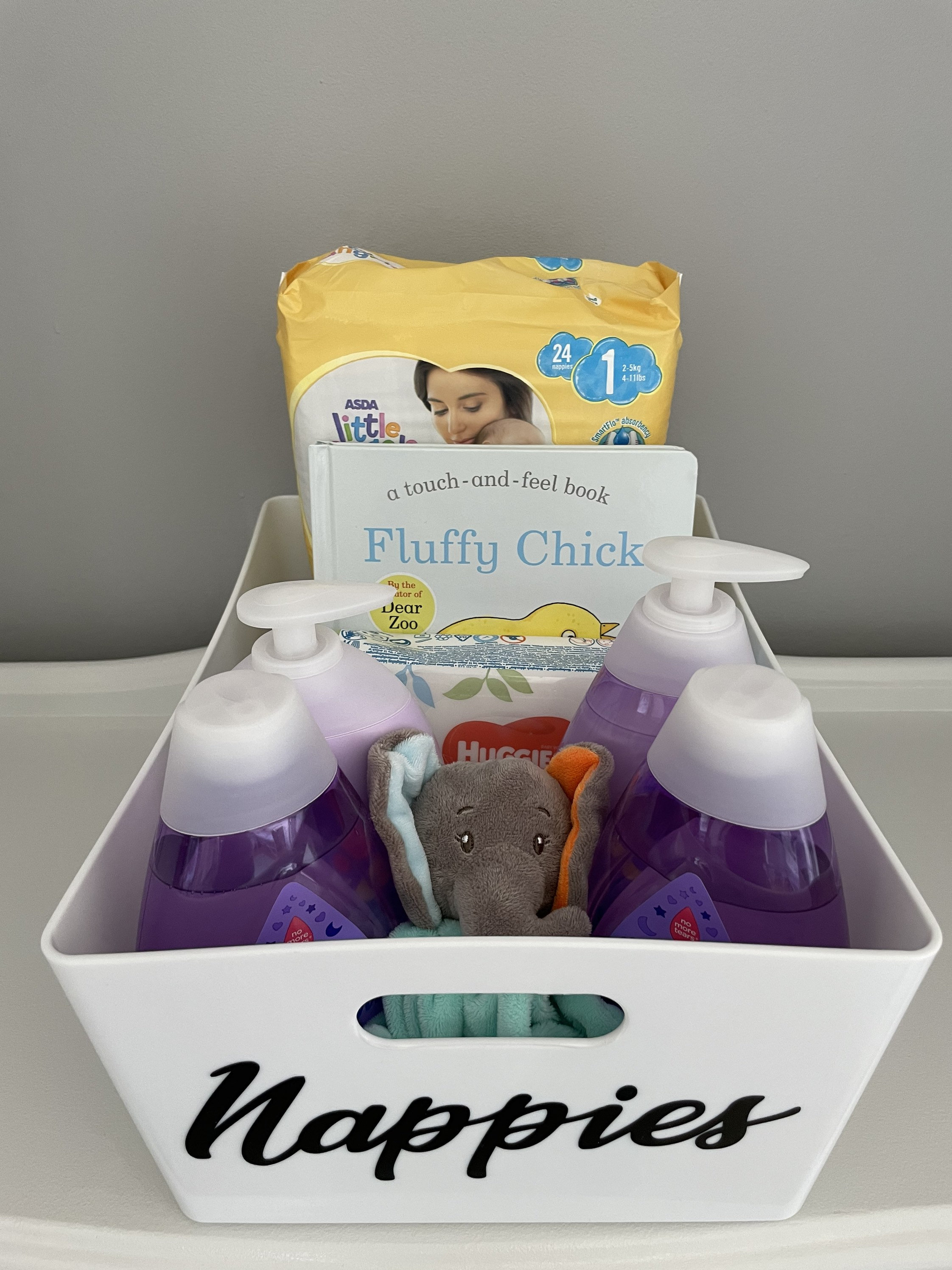 Baby Shower Gift Set. Nappy Caddy With Items Included. Newborn Etsy