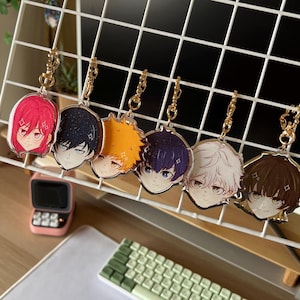 Blue Lok Strikers Keychains Isagi, Bachira, Nagi, Chigiri, Kunigami, Rin !!