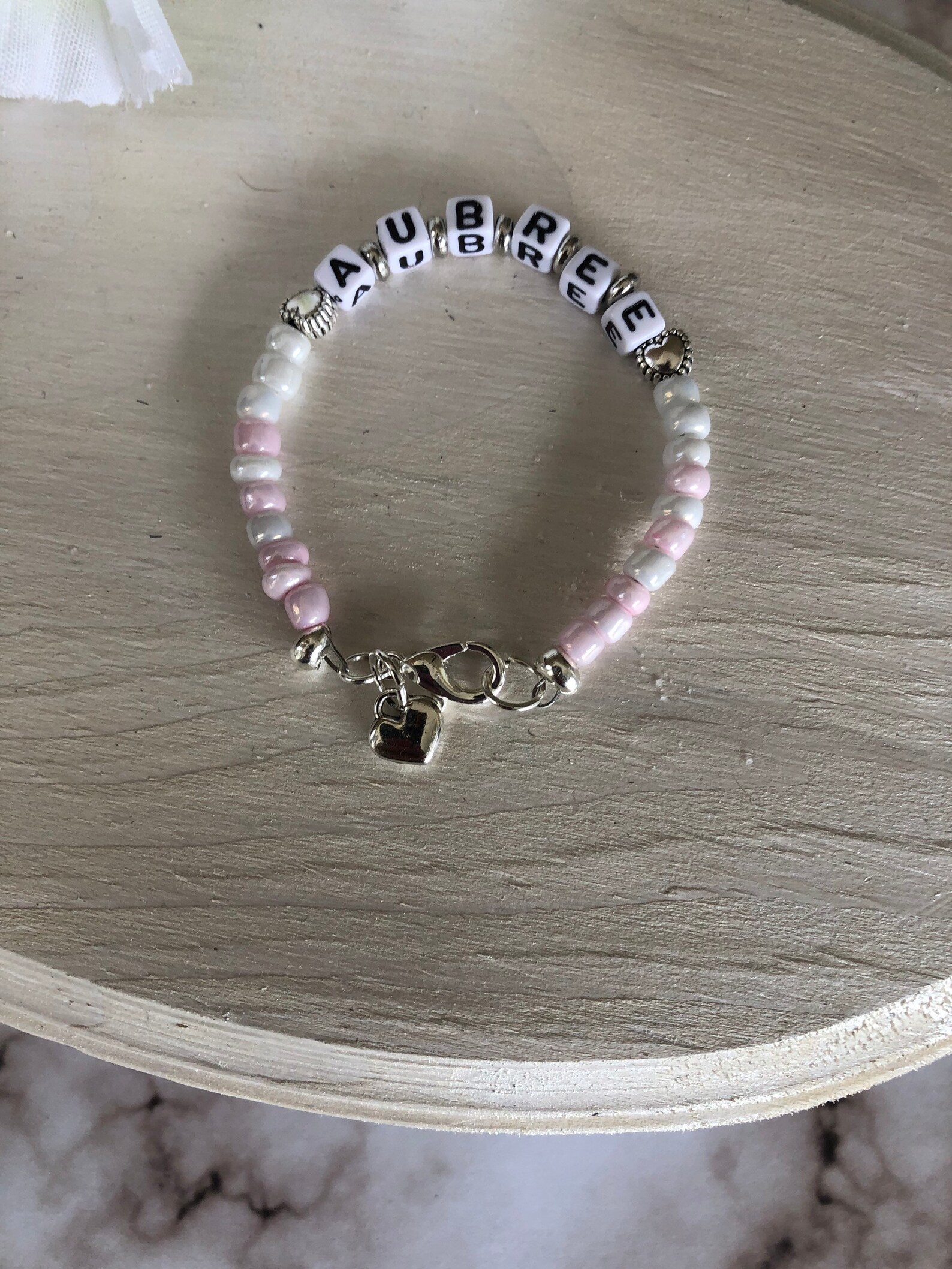 Childs personalized bracelet Etsy