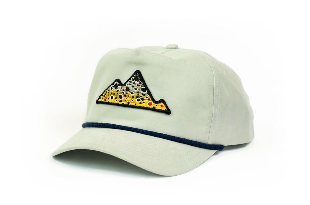 Brown Trout Hat Braided Rope Fly Fishing Fish Hat Classic Etsy