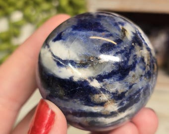 Sodalite Crystal Sphere 49.7mm